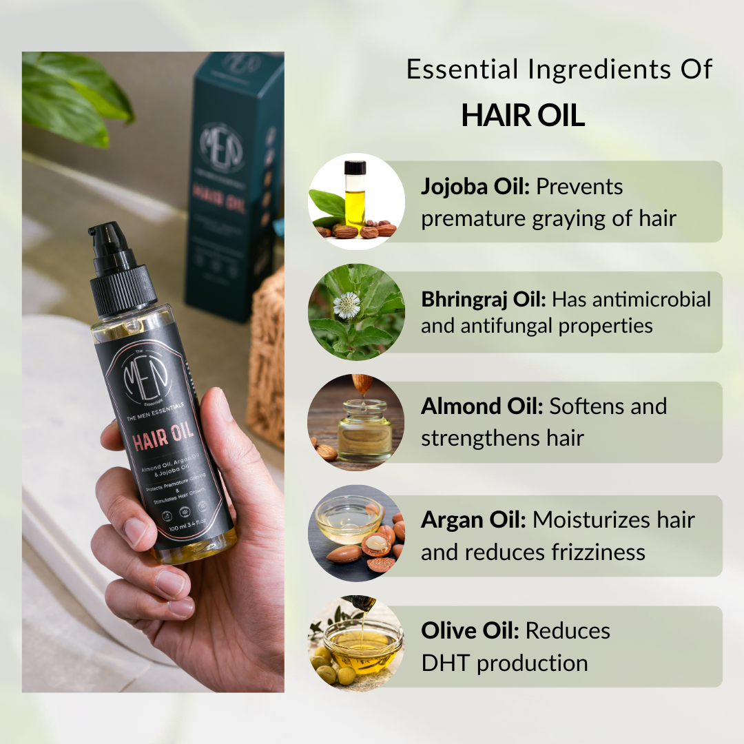 Hair Oil | 100 ml – The Men Essentials